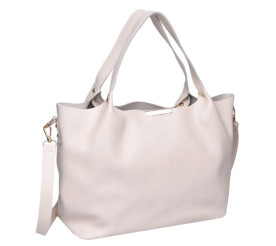 Кожаная женская сумка Ricco Grande бежевая 1l943-beige