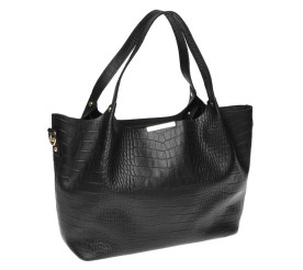 Кожаная женская сумка Ricco Grande 1l943rep-black