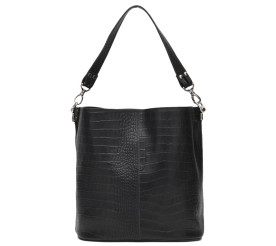 Кожаная женская сумка Ricco Grande черная 1l972rep-black