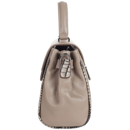 Женская кожаная сумка Desisan 2057-283 бежевая