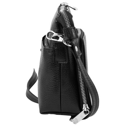 Женская кожаная сумка KARYA 2123-45 черная