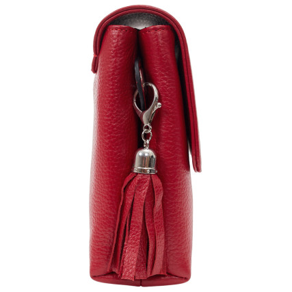Женская кожаная сумка KARYA 2171-46 красная