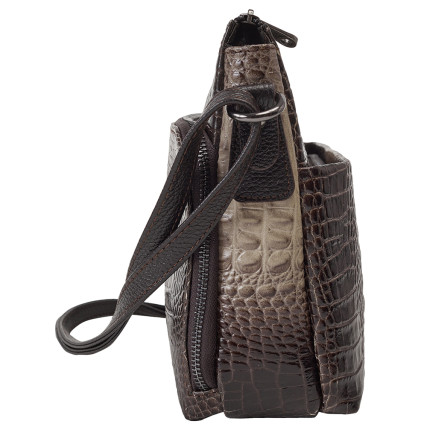 Женская кожаная сумка Desisan 3015-830 с тиснением под змею