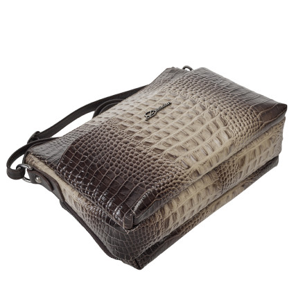 Женская кожаная сумка Desisan 3015-830 с тиснением под змею