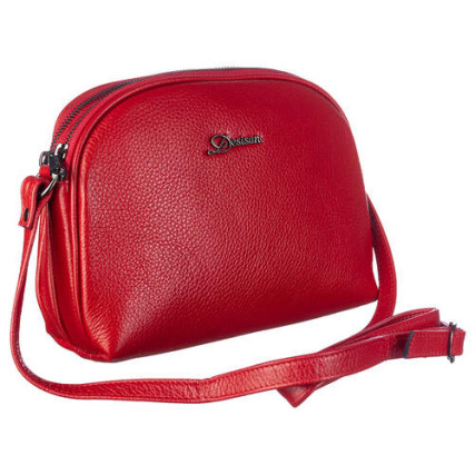 Женская кожаная сумка Desisan красная 3136-4