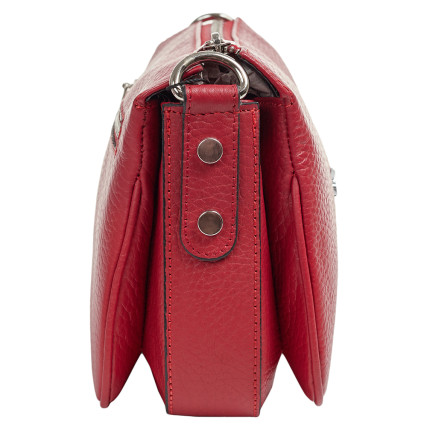 Женская кожаная сумка KARYA 5069-46 красная