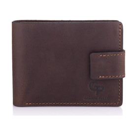 Кошелек мужской коричневый Grande Pelle