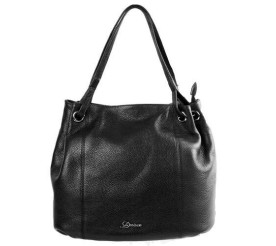 Кожаная женская сумка Desisan черная 6029-011