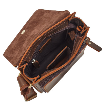 Мужская кожаная сумка через плечо 7055B Buffalo Bags