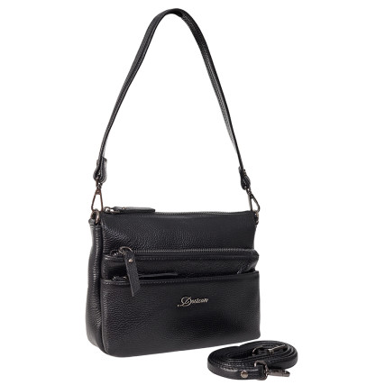 Женская кожаная сумка Desisan 7301-011 черная