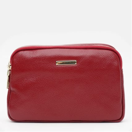Кожаная женская сумка красная  Borsa Leather K11906r-red – Фото 2