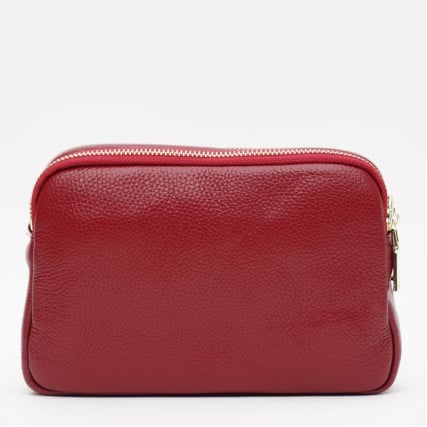 Кожаная женская сумка красная  Borsa Leather K11906r-red – Фото 3