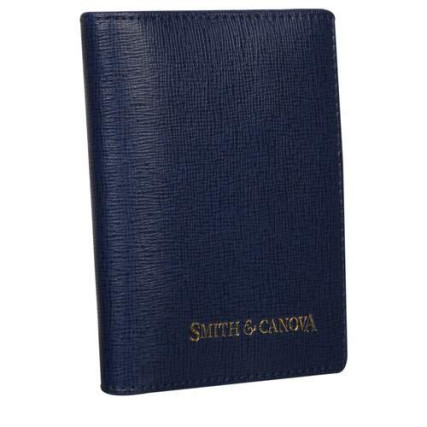 Картхолдер Smith &amp; Canova кожаный синий 28644 BLUE – Фото 3