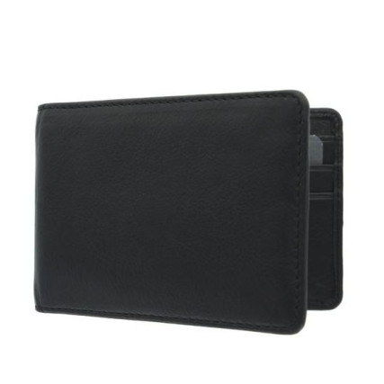 Визитница кожаная Visconti черная BD11 BLK/RD/ORG – Фото 1