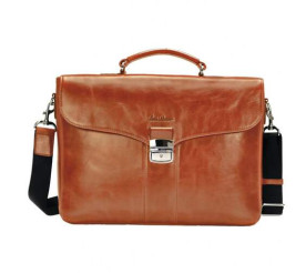 Кожаный мужской портфель Issa Hara