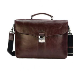 Кожаный мужской портфель Issa Hara