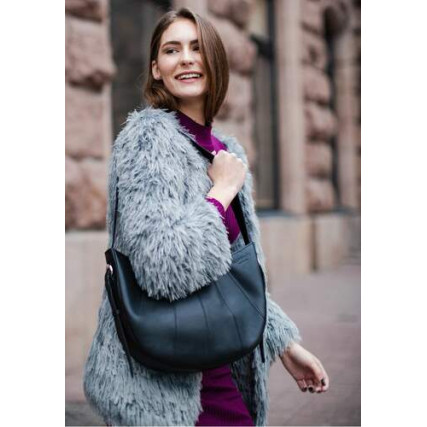 Женская сумка Blanknote &quot;Круассан&quot; черная BN-BAG-12-g – Фото 3