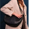 Женская сумка Blanknote "Круассан" черная BN-BAG-12-g-kr