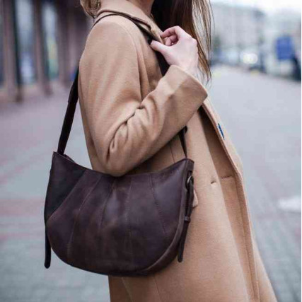 Женская сумка Blanknote &quot;Круассан&quot; коричневая BN-BAG-12-o – Фото 1