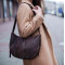 Женская сумка Blanknote "Круассан" коричневая BN-BAG-12-o