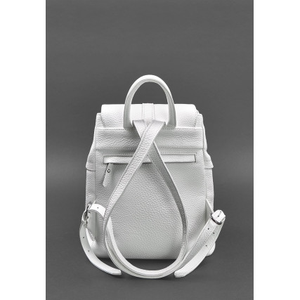 Кожаный рюкзак BlankNote Олсен белый BN-BAG-13-white – Фото 3
