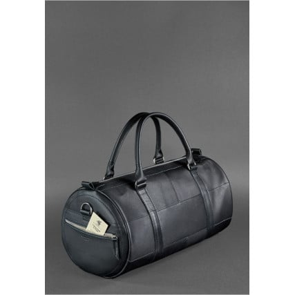 Кожаная дорожная сумка BlankNote Harper черная BN-BAG-14-g