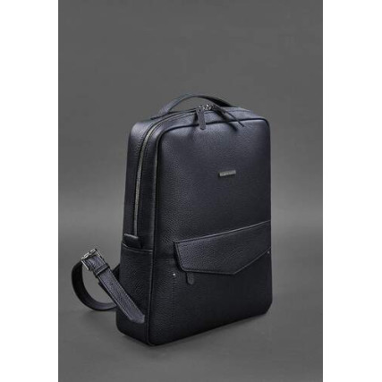 Кожаный рюкзак BlankNote COOPER синий BN-BAG-19-navy