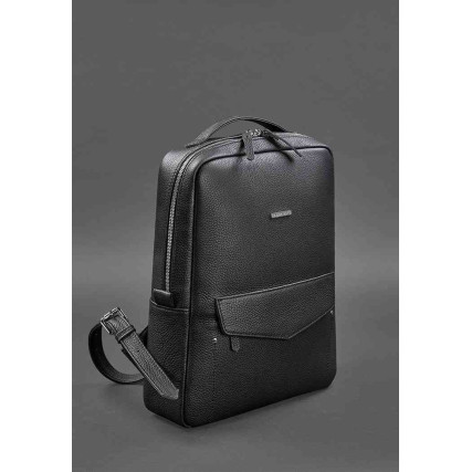 Кожаный рюкзак BlankNote COOPER черный BN-BAG-19-onyx – Фото 2