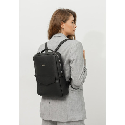 Кожаный рюкзак BlankNote COOPER черный BN-BAG-19-onyx – Фото 5