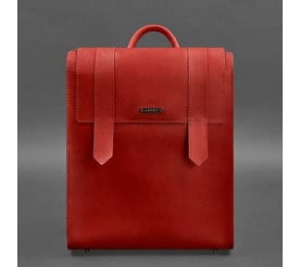 Женский кожаный рюкзак Blackwood красный BN-BAG-29-bw-red