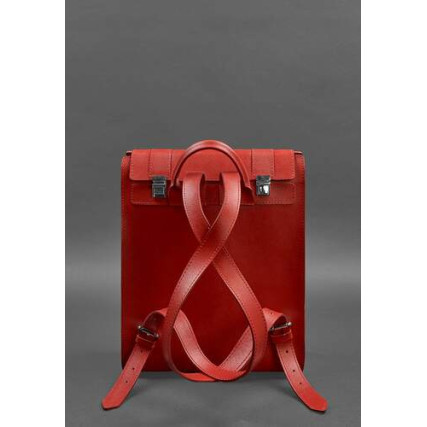 Женский кожаный рюкзак Blackwood красный BN-BAG-29-bw-red – Фото 2