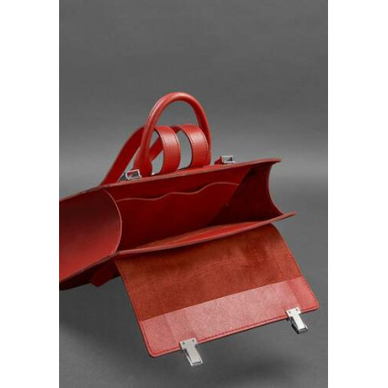 Женский кожаный рюкзак Blackwood красный BN-BAG-29-bw-red – Фото 3