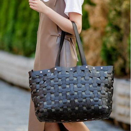 Женская кожаная сумка Blanknote Пазл XL черная BN-BAG-34-g – Фото 1