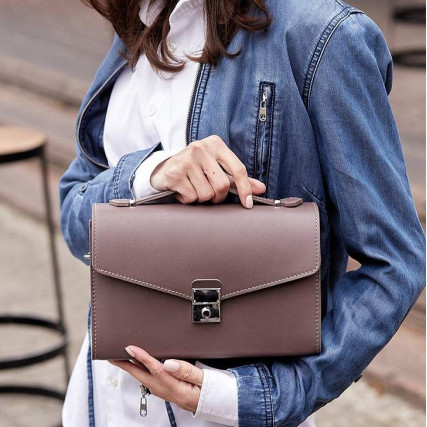 Женская кожаная сумка-кроссбоди Lola бежевая BN-BAG-35-beige – Фото 1