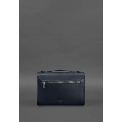 Женская кожаная сумка-кроссбоди Lola синяя BN-BAG-35-navy-blue