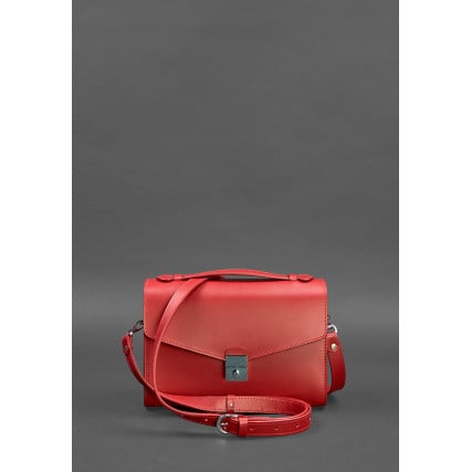 Женская кожаная сумка-кроссбоди Lola красная BN-BAG-35-red