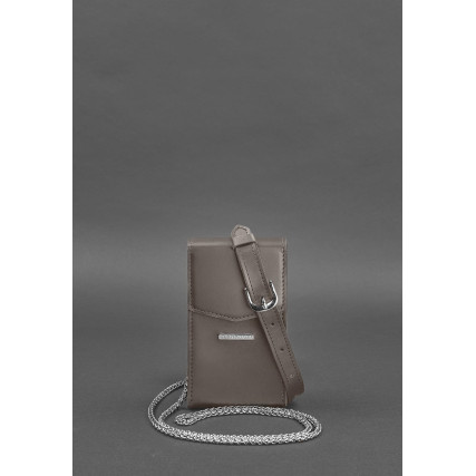Женская кожаная сумка Mini поясная/кроссбоди бежевая BN-BAG-38-1-beige – Фото 2