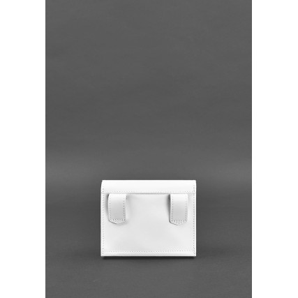 Женская кожаная сумка BlankNote Mini белая BN-BAG-38-2-light – Фото 3