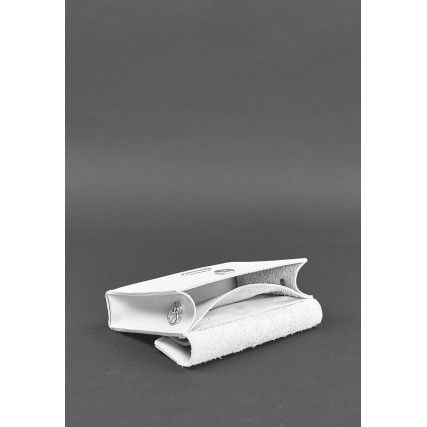 Женская кожаная сумка BlankNote Mini белая BN-BAG-38-2-light – Фото 4