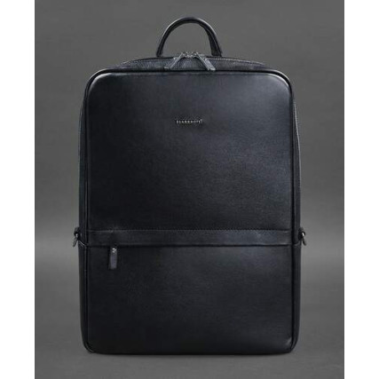 Кожаный рюкзак BlankNote Foster синий BN-BAG-39-navy-blue – Фото 1