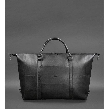 Кожаная дорожная сумка BlankNote черная BN-BAG-41-noir