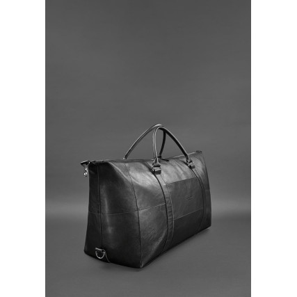 Кожаная дорожная сумка BlankNote черная BN-BAG-41-noir