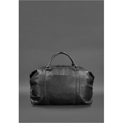 Кожаная дорожная сумка BlankNote черная BN-BAG-41-noir