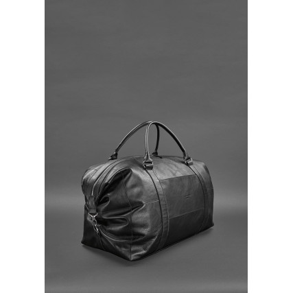 Кожаная дорожная сумка BlankNote черная BN-BAG-41-noir