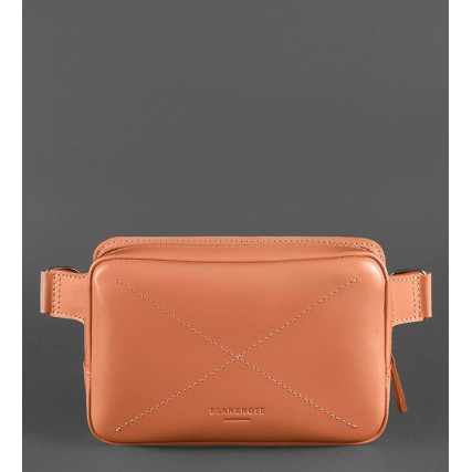 Кожаная поясная сумка Dropbag Mini Blanknote BN-BAG-6-living-coral – Фото 1