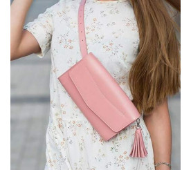 Женская сумка Blanknote "Элис" Розовый персик BN-BAG-7-pink-peach
