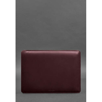Кожаный чехол для MacBook 13'' бордовый BN-GC-7-vin-kr – Фото 2