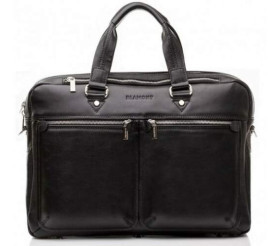 Мужская кожаная сумка для ноутбука 14" Blamont
