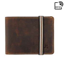 Мужской кожаный кошелек Visconti BN3 светло-коричневый