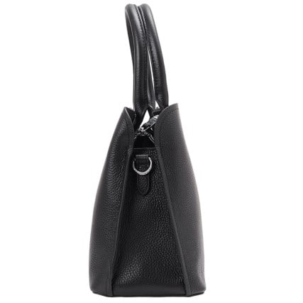 Кожаная деловая сумка Dor Flinger (Германия) черная DF8103black – Фото 4